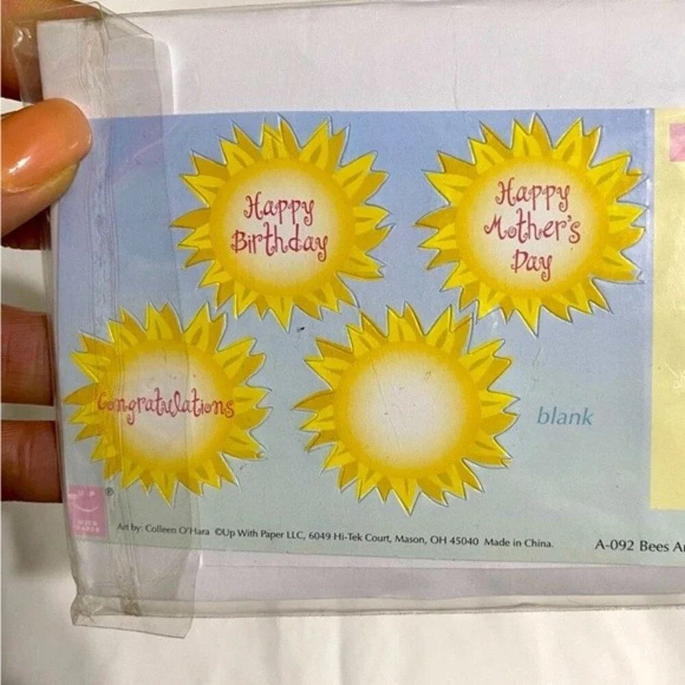 Panoramics Happy Birthday or Mother's Day Greeting Cards (set of 2)